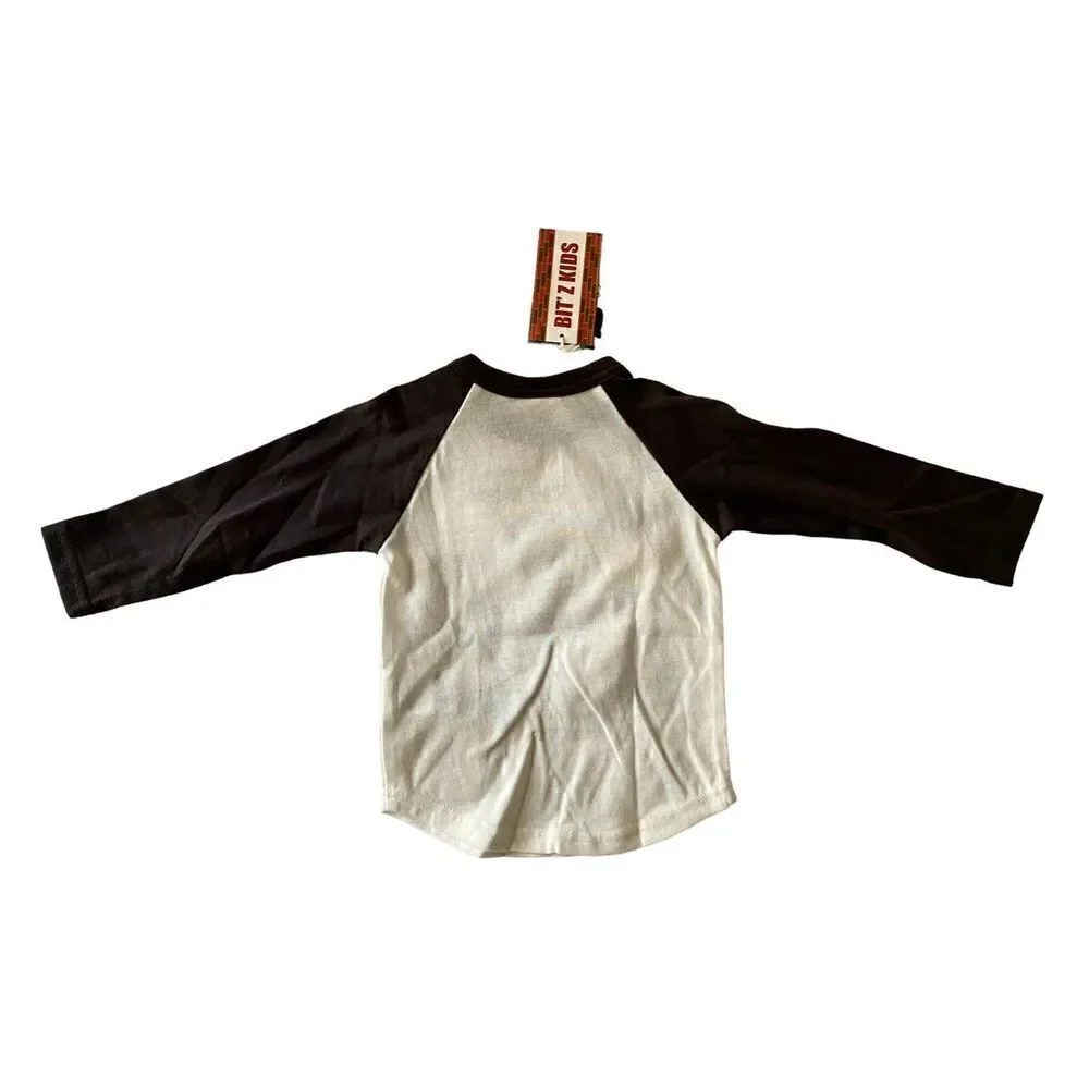Glow-in-Dark Nostalgic Space Age Raglan Long-sleeve T-shirt, Sz: 12-18m NWT